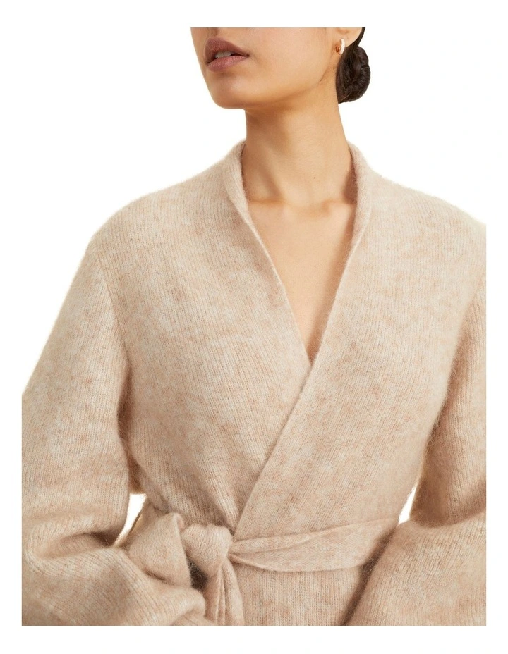 Mohair Rib Long Cardigan image 4