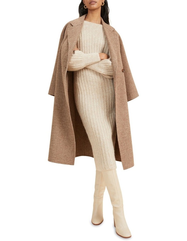 Blouson Sleeve Knit Dress