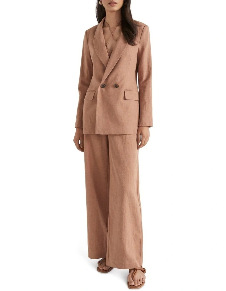 Ramie Cotton Longline Blazer image 2