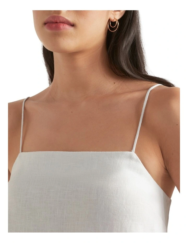 Linen A Line Mini Dress image 3