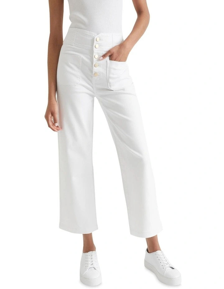 High Waist Crop Jean image 1