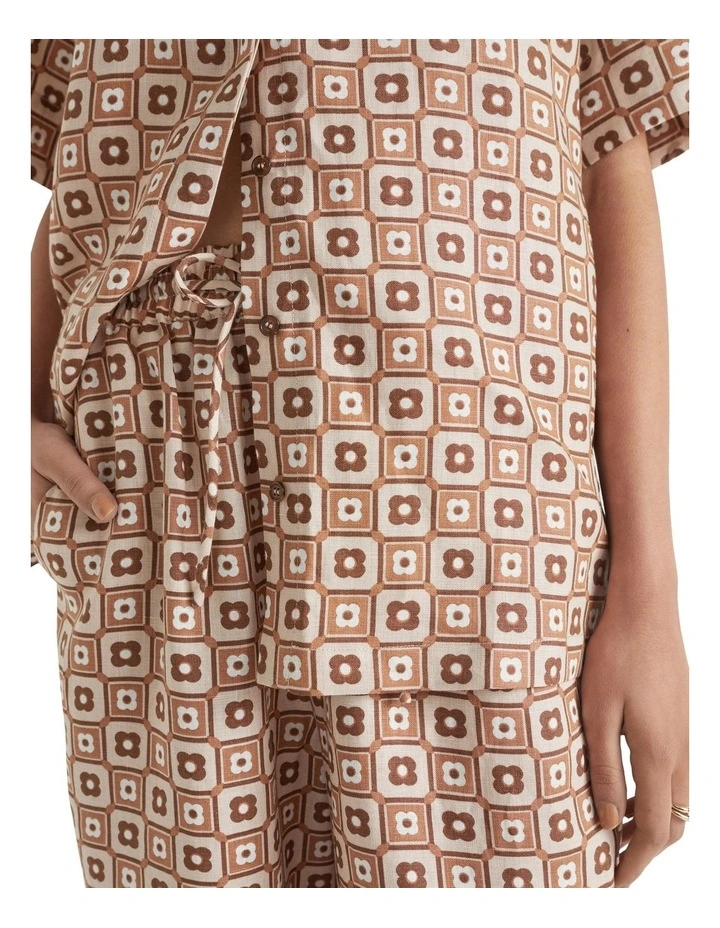 Floral Geo Wide Leg Pant image 2