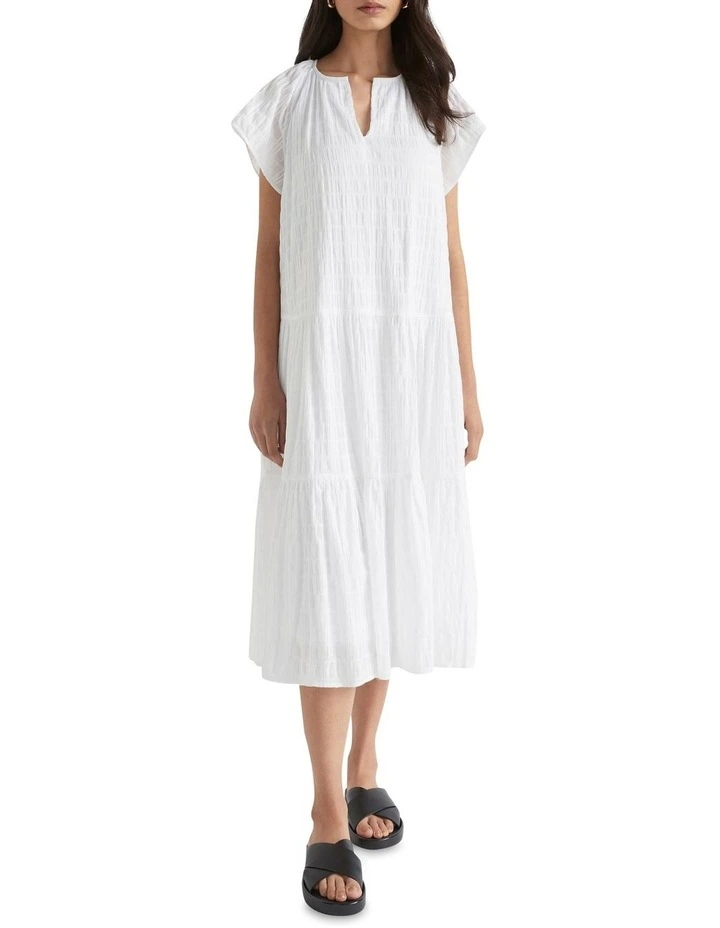 Textured Relaxed Midi Dress image 1