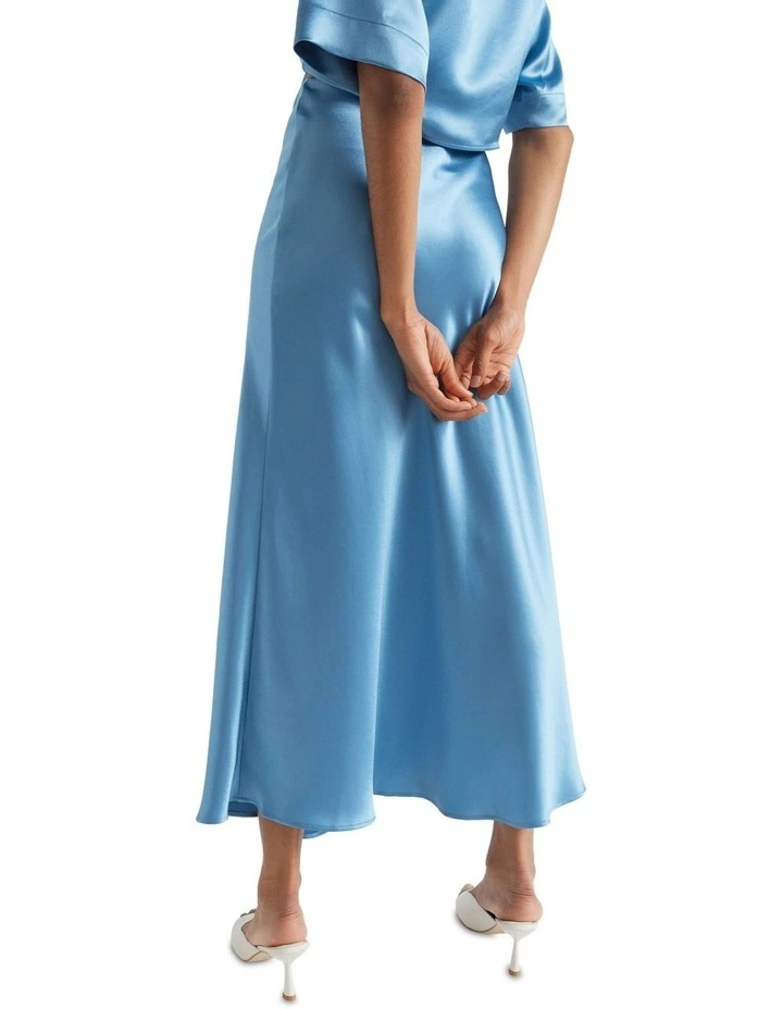 Satin Maxi Skirt image 4