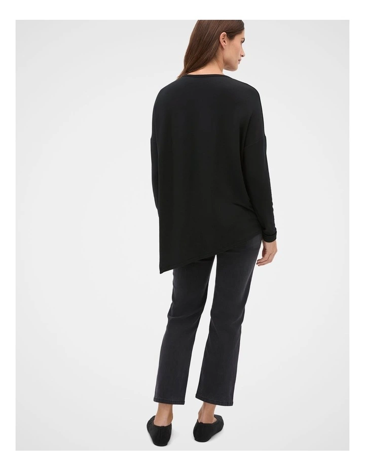 Core Asymmetrical Top in Black image 2