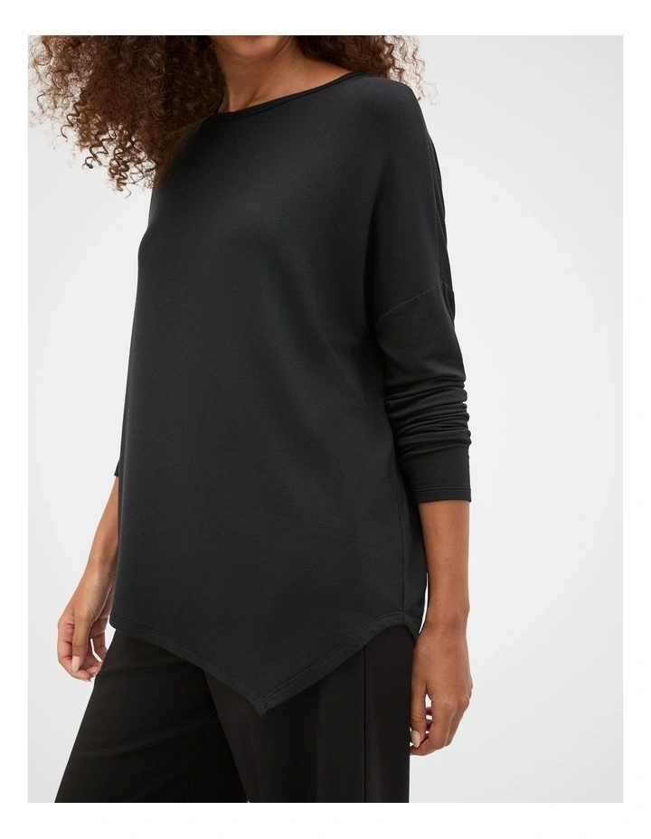 Core Asymmetrical Top in Black image 4