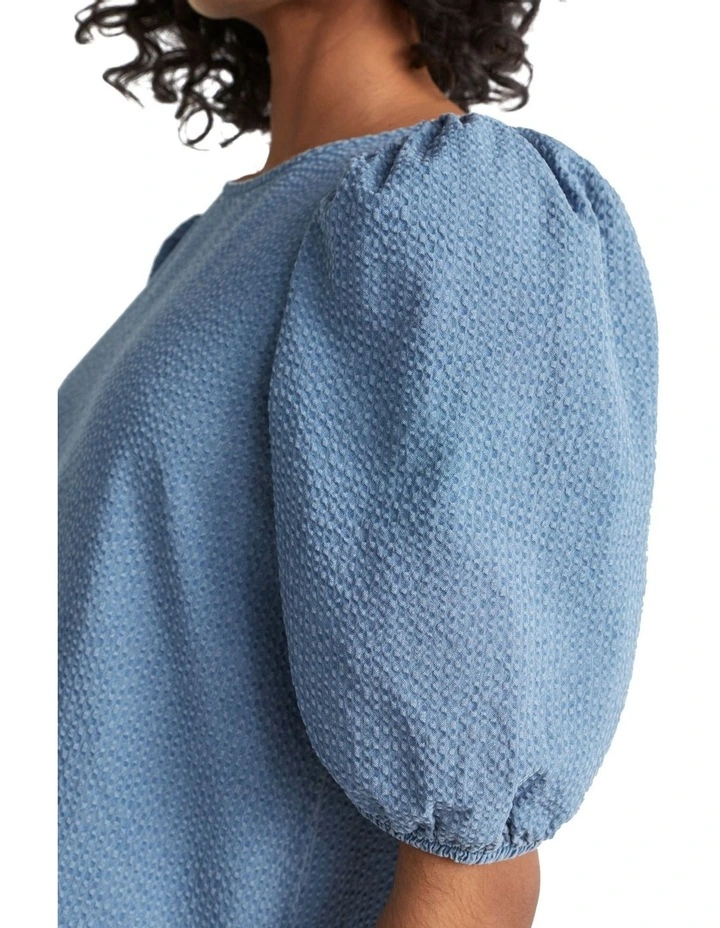 Seersucker Mini Dress image 2