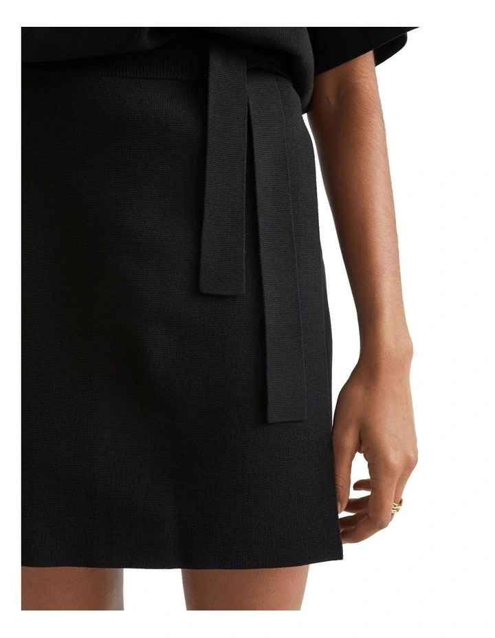 スカート neith Micro Wrap Ribbon Skirt(Black) neith Micro Wrap Ribbon Skirt(Black)