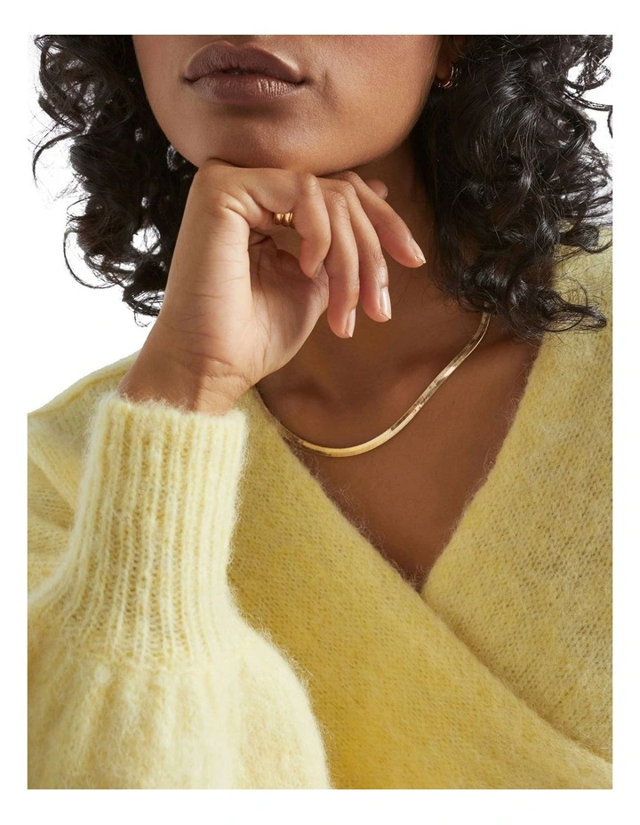 Wool Blend Wrap Sweater image 2