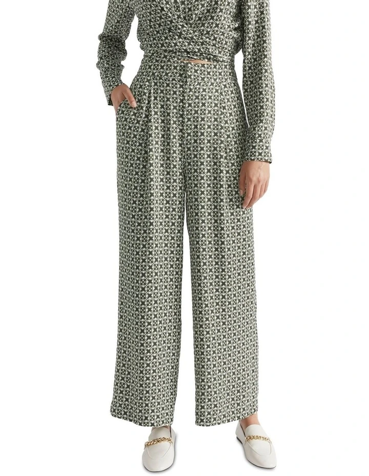 Mini Geo Wide Leg Pant image 1
