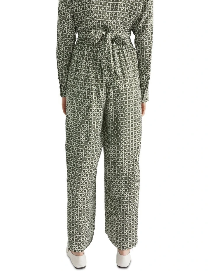Mini Geo Wide Leg Pant image 4