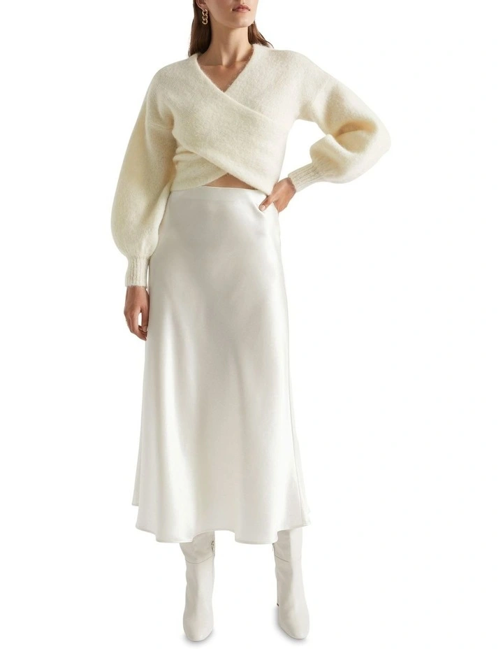 Satin Maxi Skirt image 1