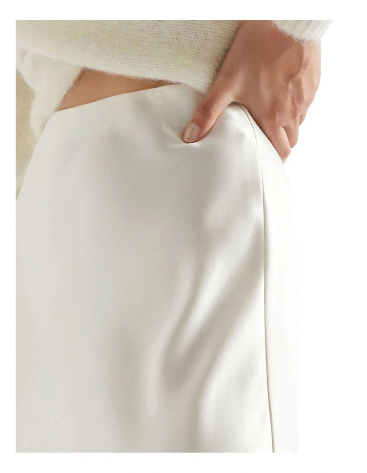 Satin Maxi Skirt image 3