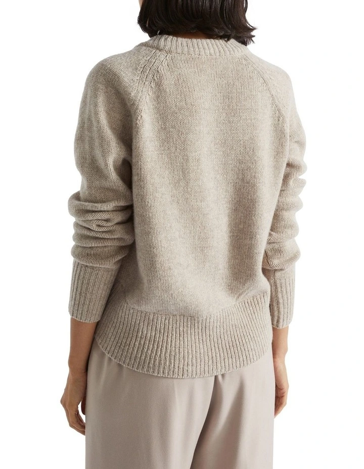 Merino Wool Raglan Cardigan image 4