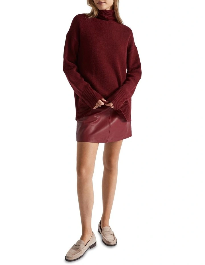Seed Heritage Merino Wool High Neck Knit | MYER