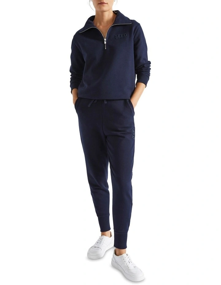 Core Heritage Logo Sweat in Navy image 2