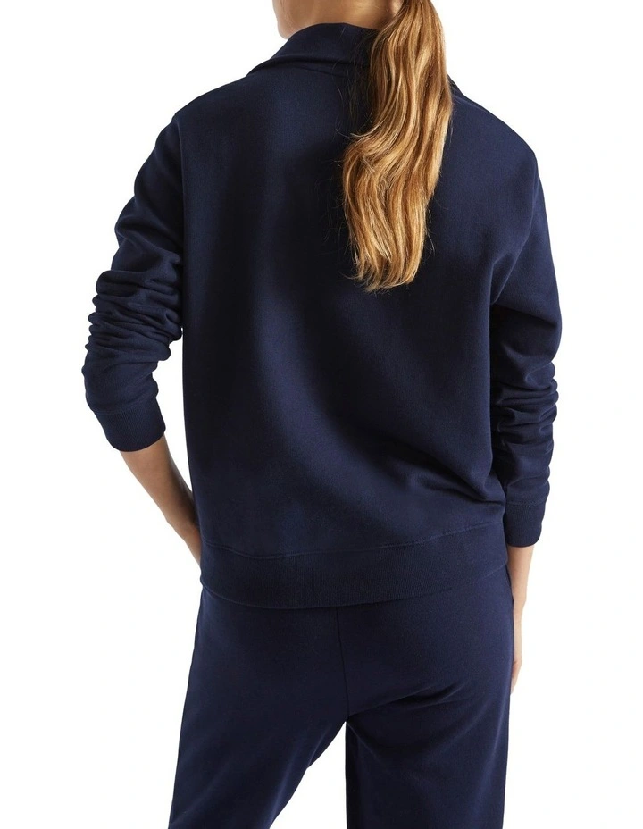Core Heritage Logo Sweat in Navy image 3