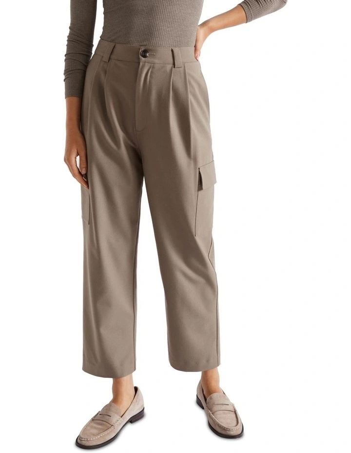 Cargo Trouser in Brown image 2