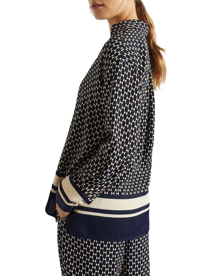 Ponte Geo Blouse main image 1