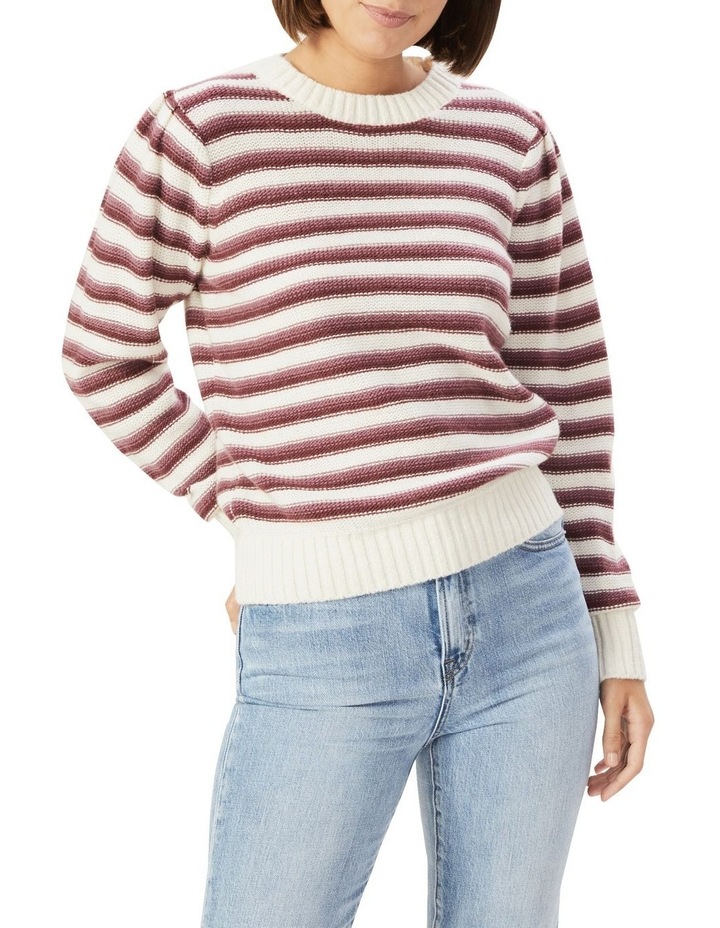 french connection sophia colorblock blouson sleeve sweater