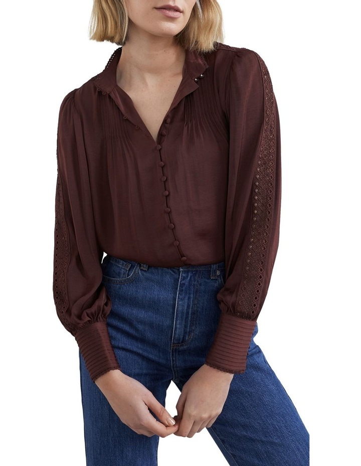 Lace High Neck Shirt