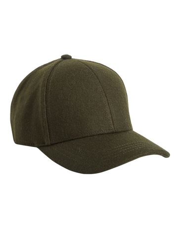 Grey Felt Baseball Cap | MYER