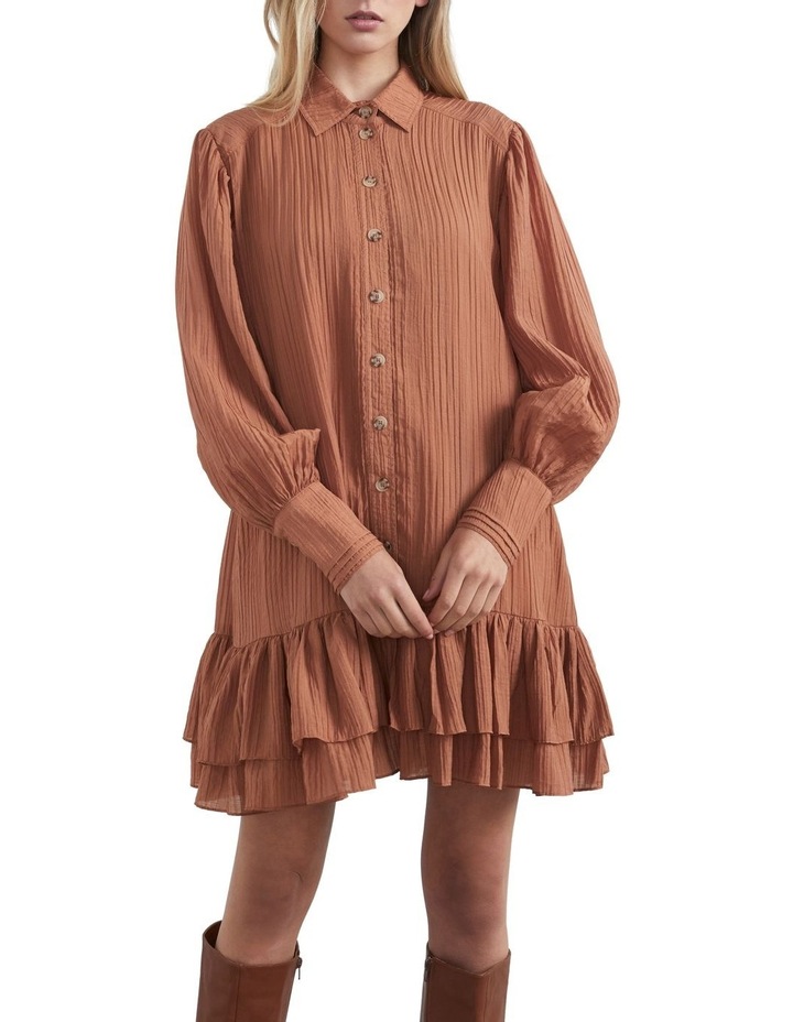 Ruffle Button Through Dress