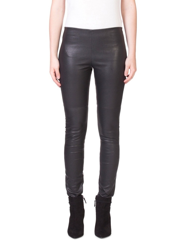 Fake black leather pants clearance