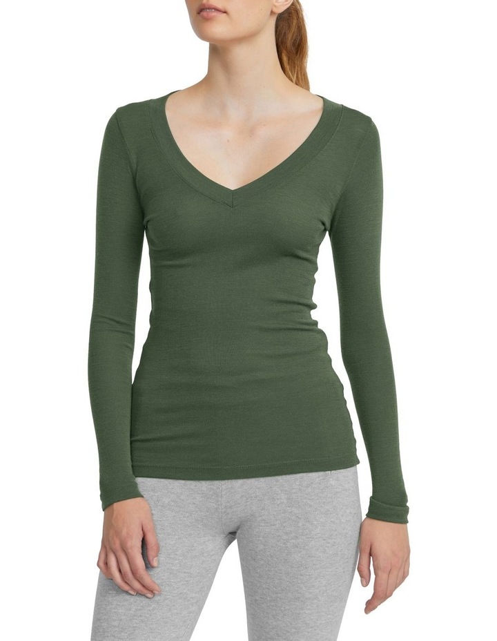 wide neck long sleeve shirt