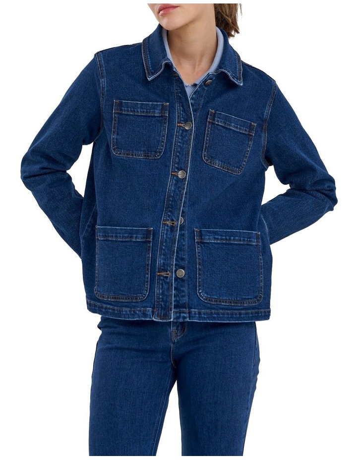 Oversized Denim Jacket Indigo