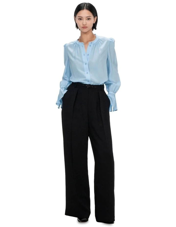 Texture Imprint Blouse in Sky image 1