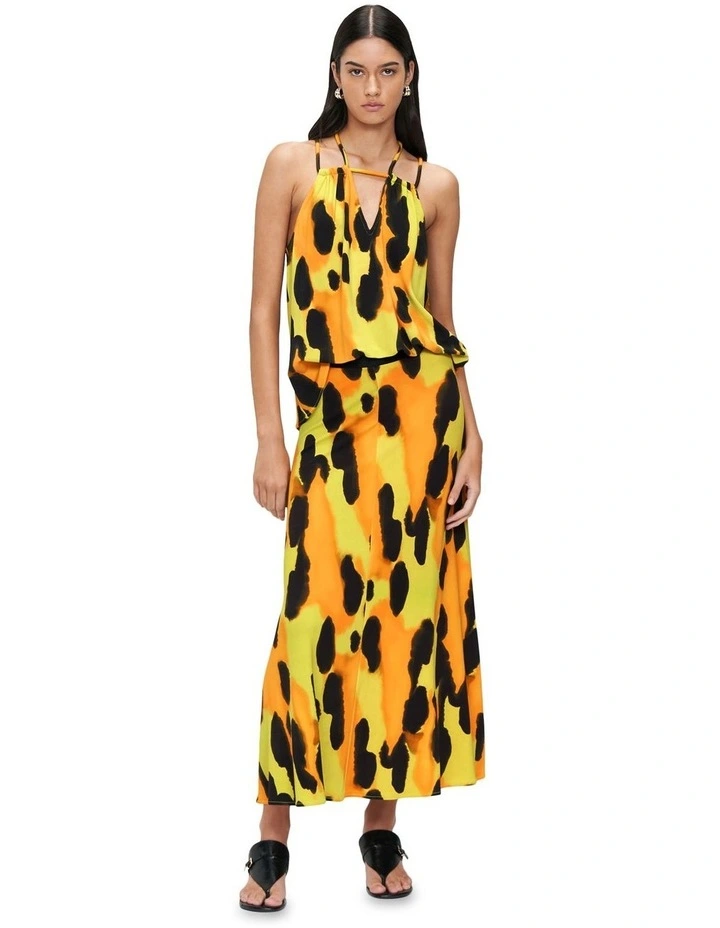 Sunset Drawcord Top in Citrus image 1