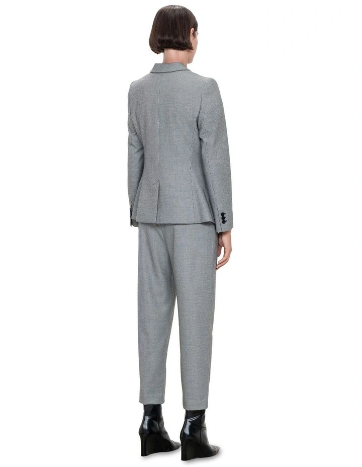 Houndstooth Blazer in Black/White image 2