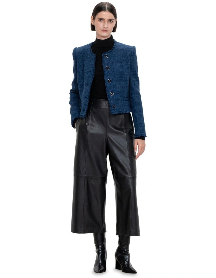 Modern Tweed Jacket in Indigo image 1