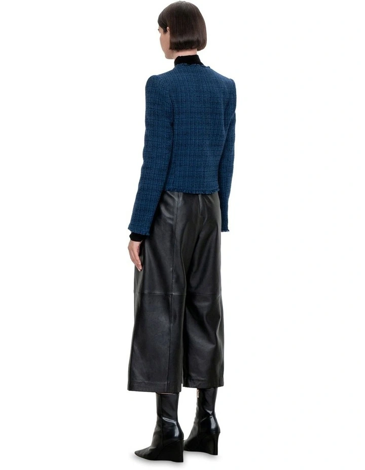 Modern Tweed Jacket in Indigo image 2