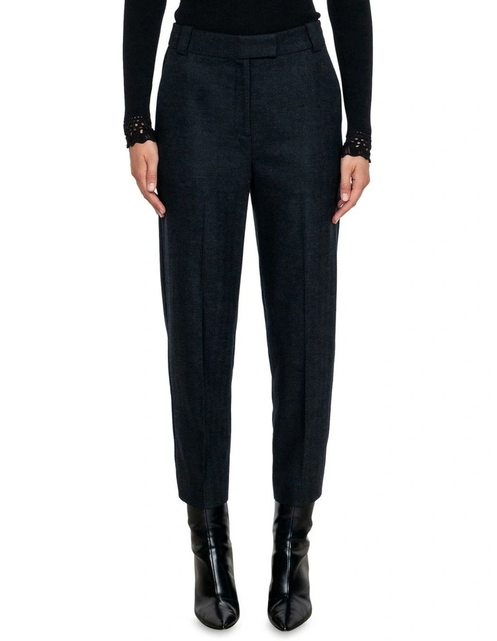 European Herringbone Cigarette Leg Pant image 3