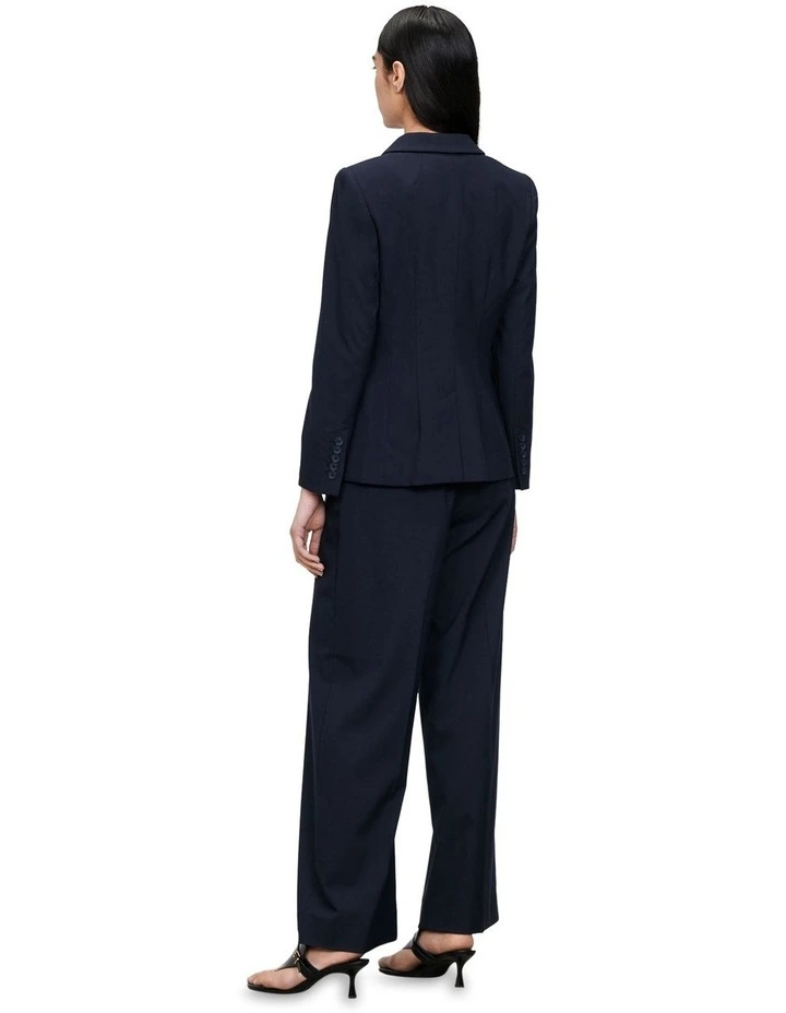 Modern Stretch Hourglass Blazer in Blue image 3