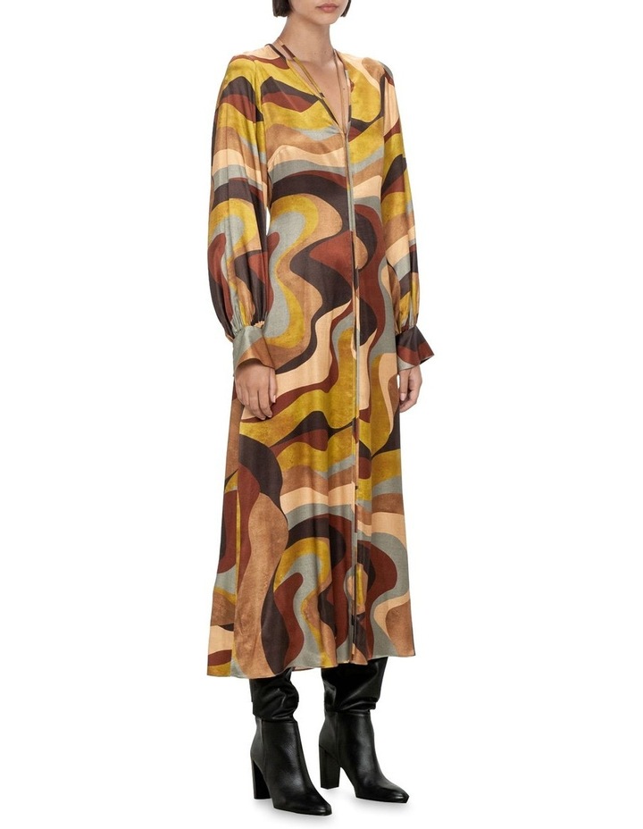 Modernist Silk Viscose Dress