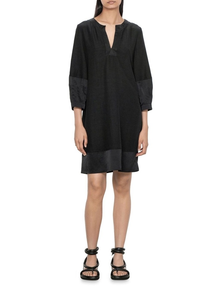 Slub Sateen Shift Dress in