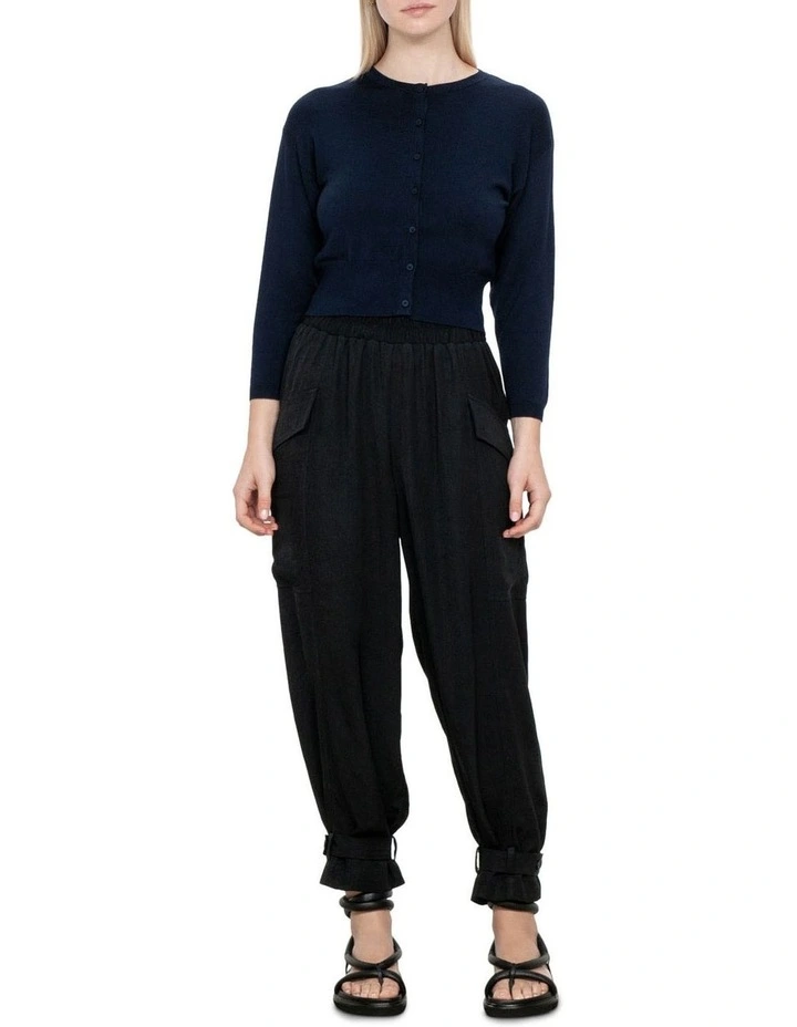 Essential Cardigan in Ink image 1