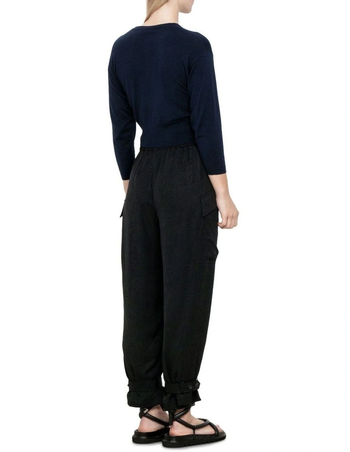Essential Cardigan in Ink image 2