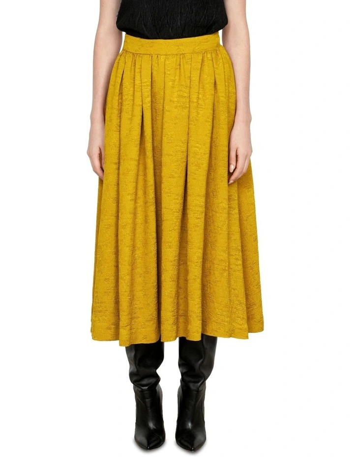 Jupe Crayon J.Crew Jacquard Métallique - Taille 2 - Occasion Portée Une Fois
