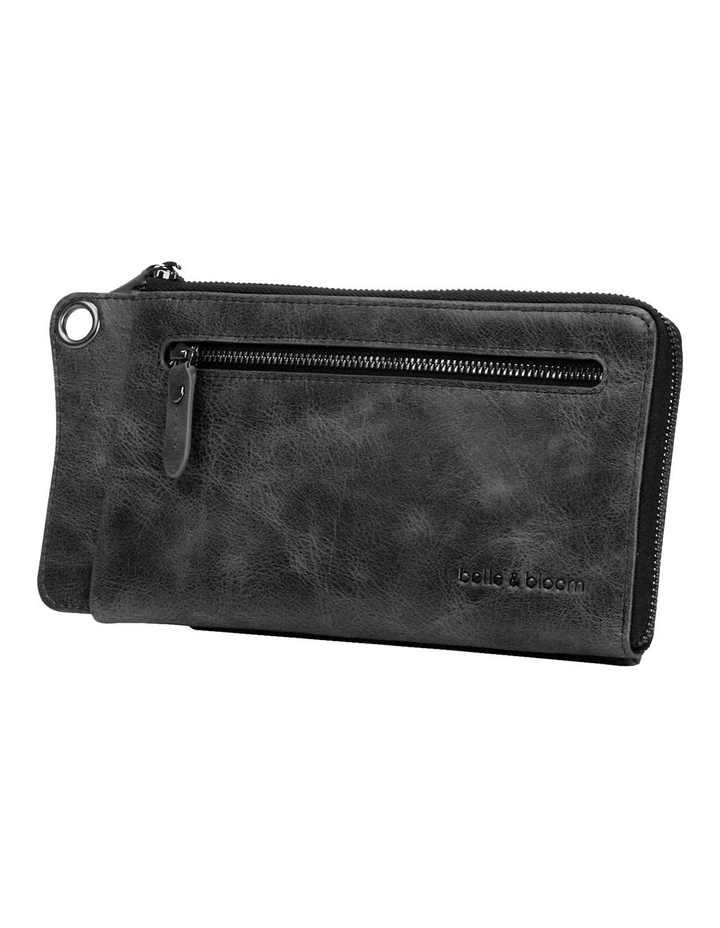 Penelope Leather Wallet in Black image 3