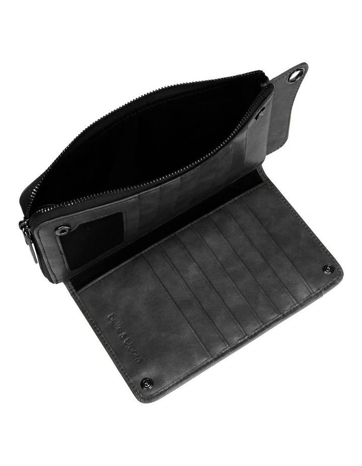 Penelope Leather Wallet in Black image 4