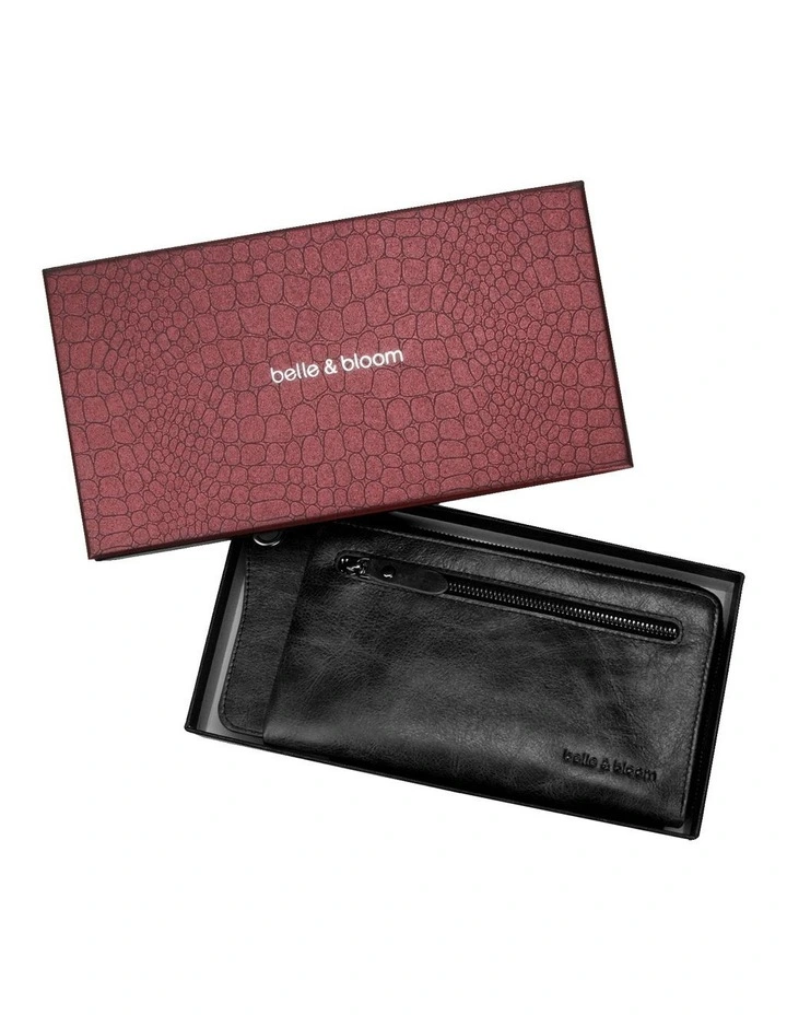 Penelope Leather Wallet in Black image 5