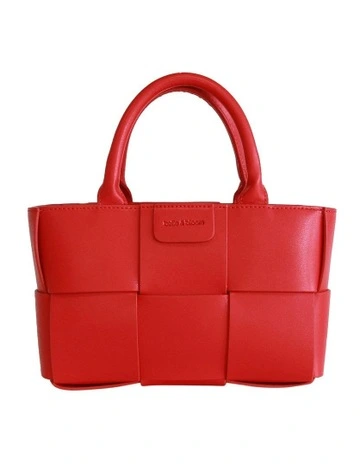 Little Love Woven Crossbody Bag in Red