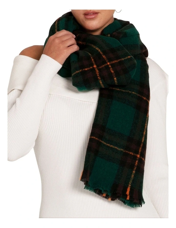 I'll Be Waiting Scarf in Green image 1