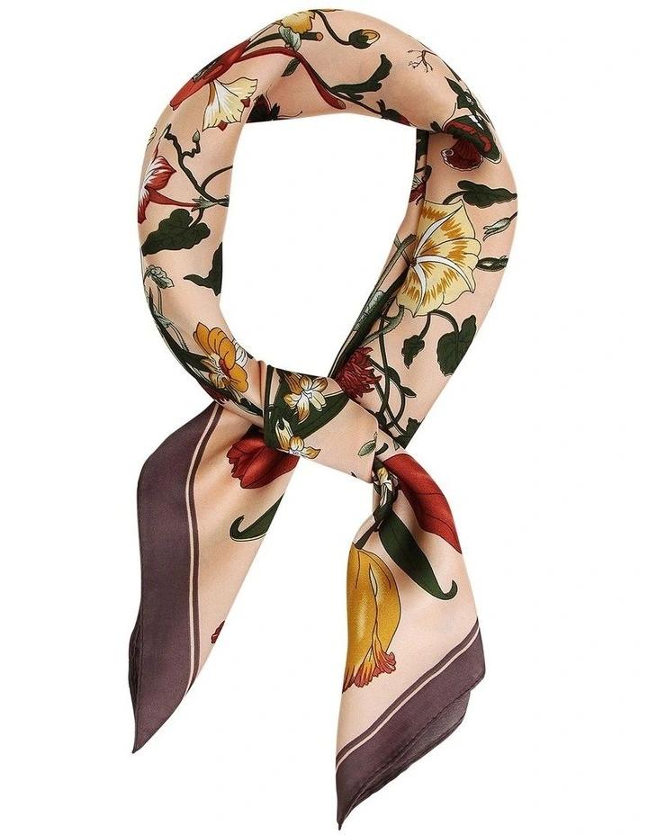 English Garden Fashion Scarf in Pink image 1