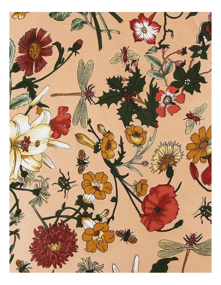 English Garden Fashion Scarf in Pink image 6