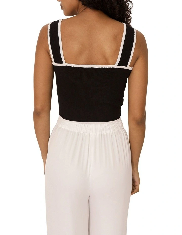 Forevermore Knitted Top in Black image 4